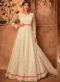 Off White Georgette Embroidered Designer Palazzo Suit