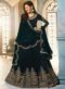 Black Georgette Heavy Embroidered Floor Length Anarkali Suit