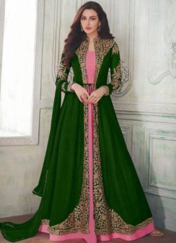 Beautiful Designer Green Indo Western Suit