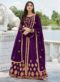 Brown Georgette Festival Wear Abaya Style Suits
