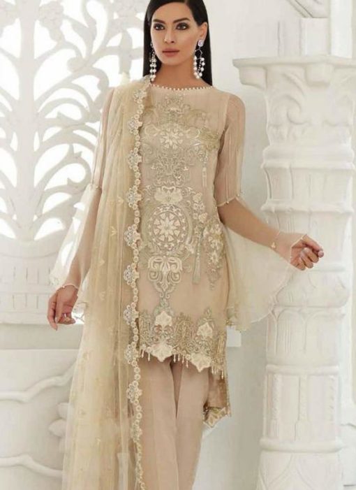 Off White Georgette Designer Pakistani Suit