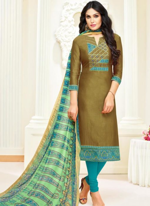 Designer Casual Wear Pure Modal Silk Salwar Suit