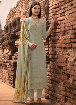 Designer Heavy Embroidered Exclusive Party Wear Salwar Suit