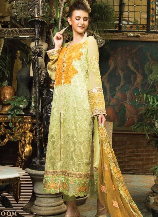 Pista Green Cambric Cotton Pakistani Suits