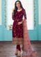 Dazzling Faux Georgette Trendy Churidar Salwar Suit