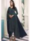 Fabulous Magenta Satin Designer Churidar Salwar Suit