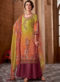 Excellent Maroon Velvet Designer Patiyala Suit