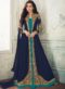 Attractive Sea Green Georgette Embroidered Work Anarkali Suit