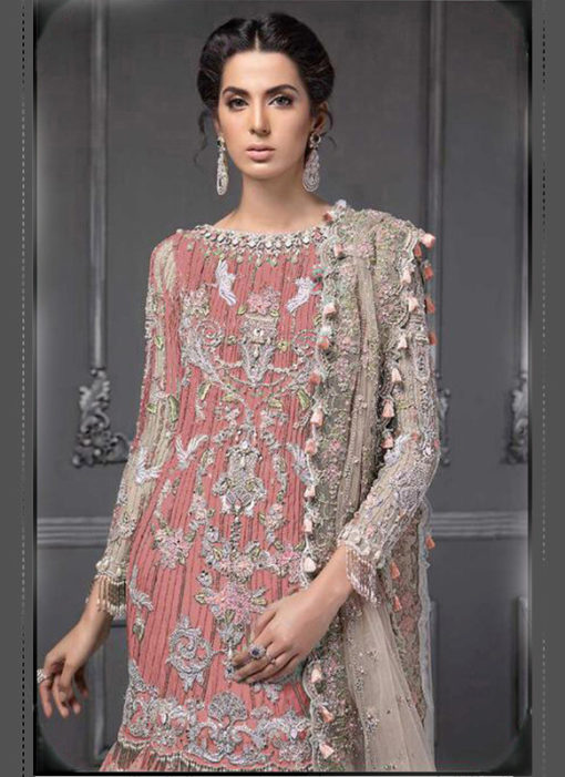 Designer Heavy Net Gajari Party Wear Pakistani Suit