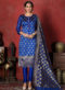 Magnificent Black Designer Banarasi Silk Churidar Salwar Suit