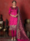 Magnificent Black Designer Banarasi Silk Churidar Salwar Suit