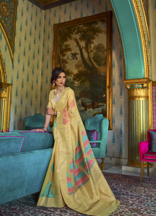Miraamall Silk Saree Collection From Rajtex Green And Asthetic