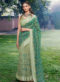 Designer Brown Casual Wear Printed Cotton Silk Saree