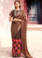 Designer Beige Casual Wear Printed Cotton Silk Saree