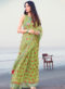 Latest Designer Casual Wear Printed Soft Linen Saree