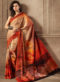 Multicolor Satin Digital Printed Casual Wear Saree