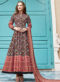 Lovely Multicolor Silk Patola Printed Work Gown Suit