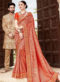 Amazing Green Silk Designer Wedding Wear Saree