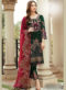 Partywear Black Faux Georgette Designer Pakistani Salwar Suit