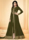 Green Royal Silk Festival Anarkali Suit
