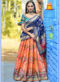 Classy Blue Banarasi Silk Wedding Wear Designer Lehenga Choli