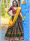 Elegant Blue Banarasi Silk Wedding Wear Designer Lehenga Choli