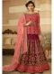 Brown Georgette Ceremony Gown Style Anarkali Suit