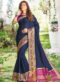 Black Handloom Silk Zari Weaving Designer Saree