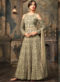 Lavender Net Designer Gown Style Anarkali Salwar Kameez