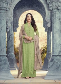 Green Georgette Designer Wedding Wear Pakistani Salwar Kameez
