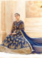 Blue Silk Floor Length Anarkali Suit Shaleen