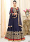 Black Georgette Floor Length Anarkali Salwar Suit Shemaya