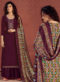 Pink Readymade Party Wear Palazzo Salwar Suit