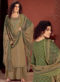 Green Readymade Party Wear Palazzo Salwar Suit