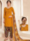 Alluring Purpl Silk Embroidered Work Designer Anarkali Salwar Suit