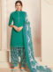 Musterd Cotton Casual Wear Printed Patiyala Salwar Suit