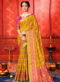 Multi Art Silk Printed Causal Wear Saree