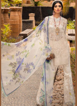 Beautiful Off White Net Designer Pakistani Suit