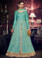 Green Georgette Designer Wedding Wear Anarkali Salwar Kameez