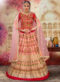 Pink Heavy Designer Bridal Banarasi Silk Lehenga Choli