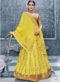 Gold Heavy Designer Bridal Banarasi Silk Lehenga Choli