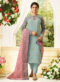 Blue Bhagalpuri Silk Party Wear Designer Palazzo Suit