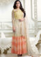 Drashti Dhami Red Embroidered Wedding Wear Floor Length Anarkali Suit
