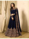 Drashti Dhami Magenta Embroidered Wedding Wear Churidar Suits