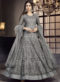 Pink Net Embroidered Work Designer Wedding Lehenga Style Anarkali Suit