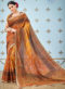 Maroon Art Silk Zari Weaving Designer Saree