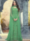 Green Georgette Pakistani Designer Party Wear Sharara Kameez