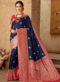 Wonderful Cream Silk Zari Weaving Designer Saree
