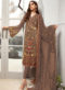 White Georgette Heavy Embroidered Designer Pakistani Style Salwar Suit