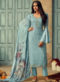 Latest Pink Designer Pakistani Style Faux Georgette Palazzo Suit